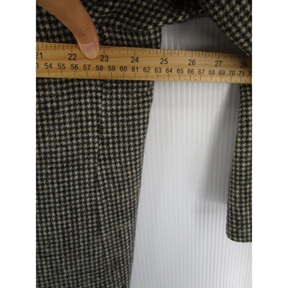 Eddie Bauer Sport Coat 46 Tall AKA Houndstooth Blazer Camel Flannel - Picture 5 of 12